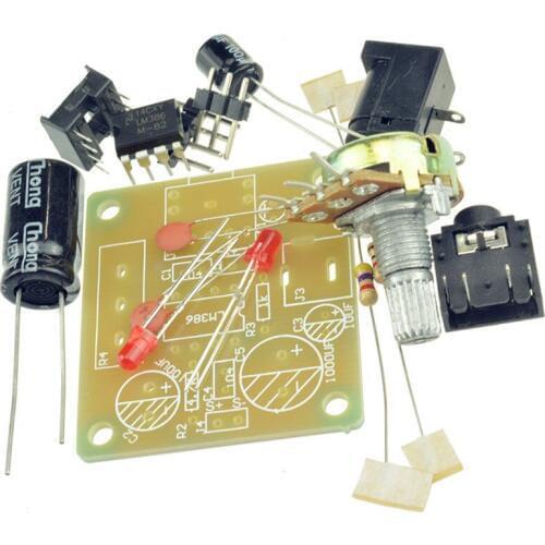LM386 MINI Amplifier Board DIY Kit 3V-12V Power Amplifier Suit Electronic Fun Kits Beyond TDA2030