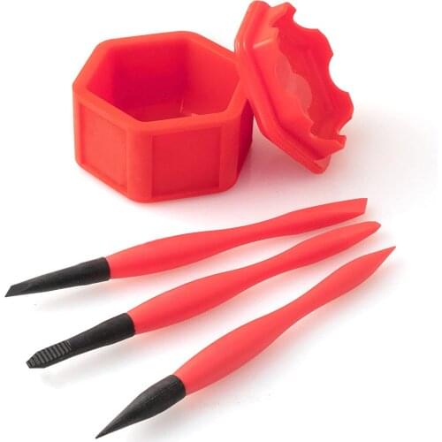 Multi-purpose Sealing Lid Glue Brush Holder With 3 Glue Brushes For Crafts Woodworking Accessories Kit