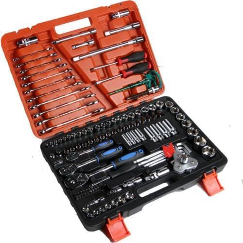Motor Car Filter Repair Tool Set 120pcs Combination Torque Wrenches Ratchet Socket Spanner Mechanics Tool Kits