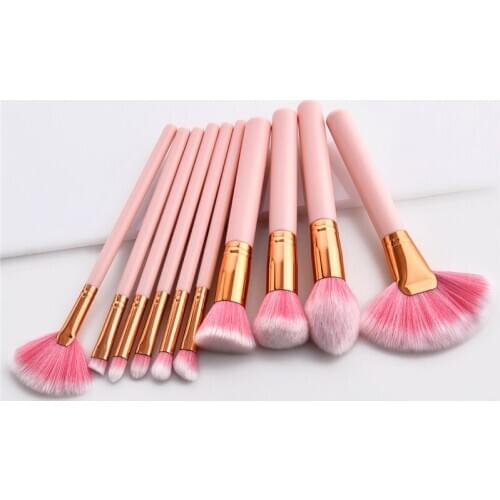 4/10PCS Fairy Makeup Brushes Set Foundation Eyeliner Eye shadow Blush Brushes Beauty Toolsbrochas de maquillaje de alta calidad