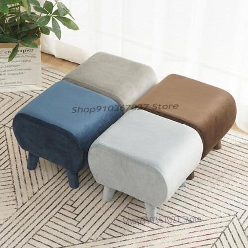 Low Stool Ins Net Red Sofa Stool European Fashion Shoe Changing Stool American Coffee Table Stool Simple Home
