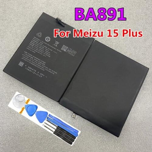 New High Quality 3500mAh BA891 Battery For Meizu 15 Plus 15+ MeiLan 15Plus M891Q M891H Batteries