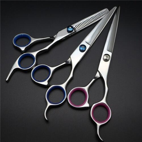 7 "color pet barber scissors dog hairdressing tool straight