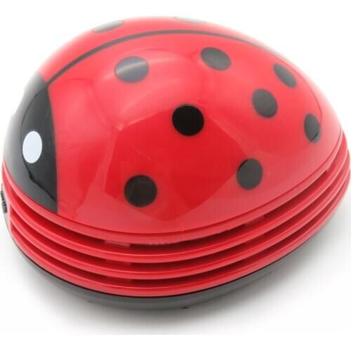 Battery Operated Lovely Cartoon Shape Desktop Keyboard Vacuum Cleaner Mini Dust Collector Crumb Sweeper for Home Office
