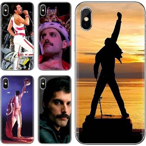 Silicone Shell Cover Freddie Mercury Queen band For Xiaomi Redmi 2 S2 3 3S 4 4A 5 5A 5 6 6A 7A 9 9T 9C 9A Pro Pocophone F1