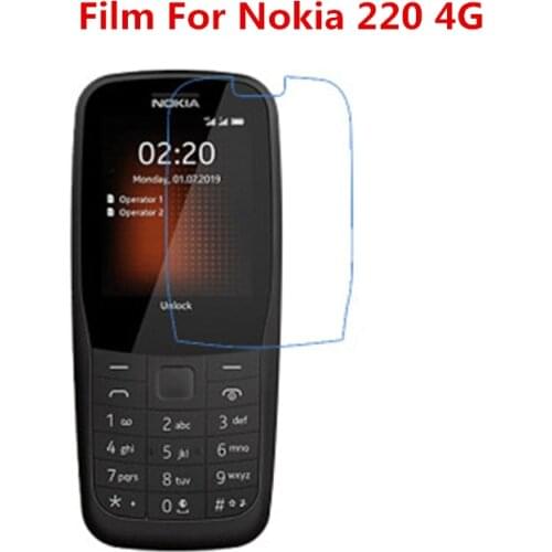 1/2/5/10 Pcs Ultra Thin Clear HD LCD Screen Protector Film With Cleaning Cloth Film For Nokia 220 4G