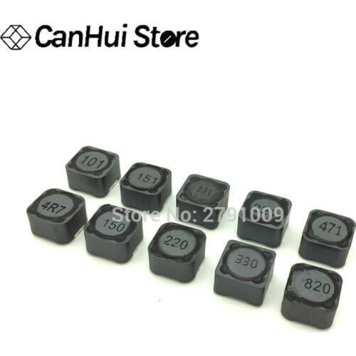 10PCS/LOT CDRH74R Inductance Wire Wound Chip Shielded Inductor 100uH 2R2 15UH 68UH 470UH 101 7*7*4mm SMD Power Inductor