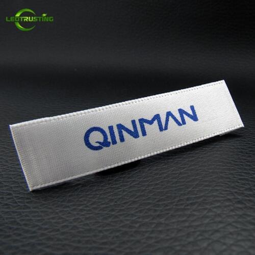1000pcs Customized Garment Satin Clothing Labels Tags Custom Printed Brand Labels Fabric Labels for Baby Clothes/T-shirts