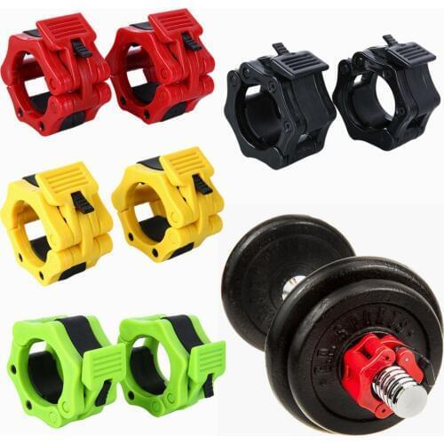 2Pcs Barbell Collars 2 Inch Barbell Collars Weight Lifting Fitness Gym Dumb Bell Fitness Body Building Bar Lock 50mm