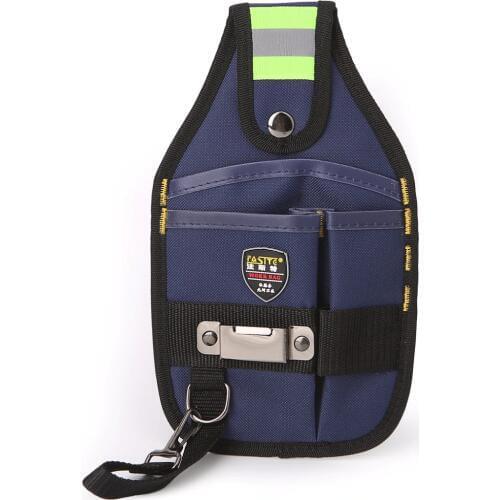 3-Pocket Professional Electrician Tool Bag Tape Buckle Work Belt Pouch