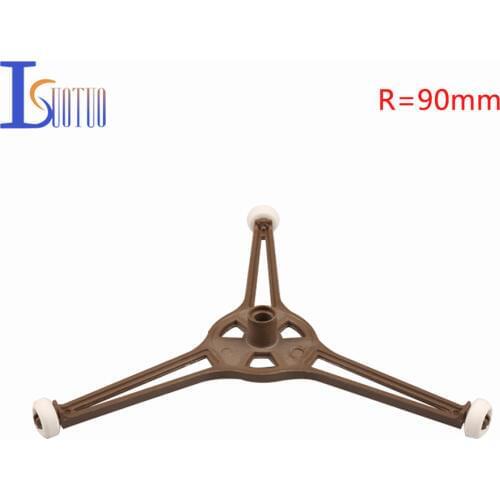 90mm Radius three Tripods 14/16/18/20 mm Wheel Runner/Turn Bracket Microwave Oven Parts