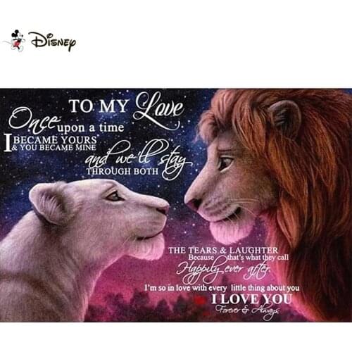 Disney Diy 5d Diamond Painting "Cartoon lion king"Cross Stitch Square Round Diamond Embroidery Handwork Rhinestone Art A31059