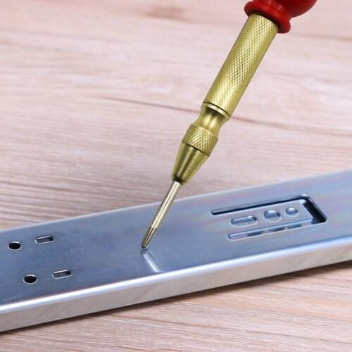 Center Impact Hole Punch Stator Punching Automatic Center Pin Punch Drill Tool Tough Easily Carrying Lightweight Tools