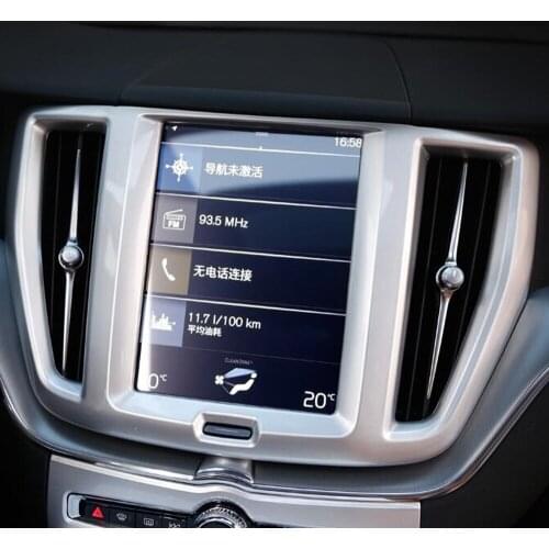 For Volvo XC60 XC 60 2018-2020 SUV Navigation Frame Air Condition Vent Outlet Cover Trim Sticker Inner Accessories Car Styling