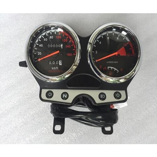 E0064 Motorcycle Electrical Mechanical Instrument For Suzuki QS125-5C 5B GT125 GSX125 Speedometer Assembly Meter Odometer Speedo