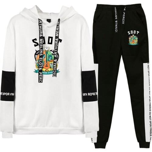 2D Hoodie Wilbur Soot Hidalgo Fashion Print Hooded Sweatshirts Two Piece Sets Cotton Popular Casual Pullover Pants Hip Hop Suit