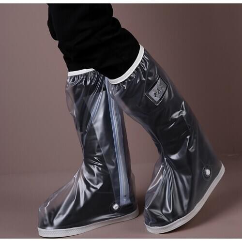 Non-slip Shoes Cover Waterproof Reusable Rain Shoes Cycling Covers Bike Rain Boot With Reflectors Oil Dust Protection