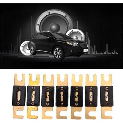 80/100/150/200/300/350/400A Car Vehicle Audio Speaker Metal Fuse Car Fuse Large Flat Fork Bolt Fuse Accessories