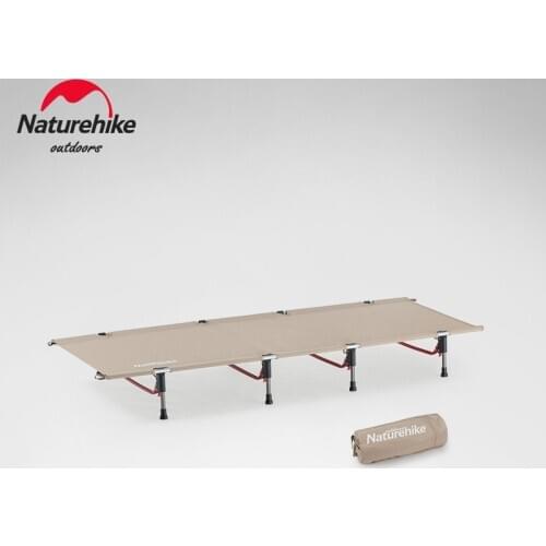 Naturehike DONGYE Camping Bed Outdoor Bear Weight 120KG Portable Ultralight Sleeping Bed Breathable Folding Bed Outdoor Fishing