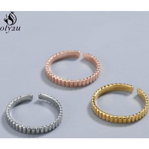 Oly2u Bohemian Simple Design Round Midi Rings for Women Men Handmade Stackable Geometry Finger Ring Female Jewelry Accessories