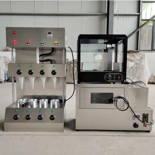 Wafer Cone Maker Kono Pizza Cono Forming Making Molding Machine Pizza Cone Equipment