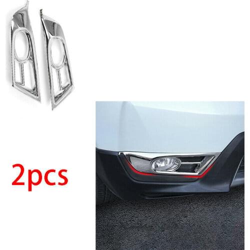 Fit For 2017-2020 HONDA CR-V CRV ABS chrome Front Fog Light Lamp Cover trim 2pcs Car modification Auto parts