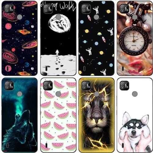 New TPU Silicon Coque Case for Tecno Pop 4 Pro Anti Skid Full Protective Cover for Tecno Pop 4 LTE