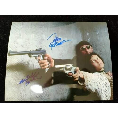 Hand signed Léon Jean Reno Natalie Portman autographed photo 8*10 limited 122020D