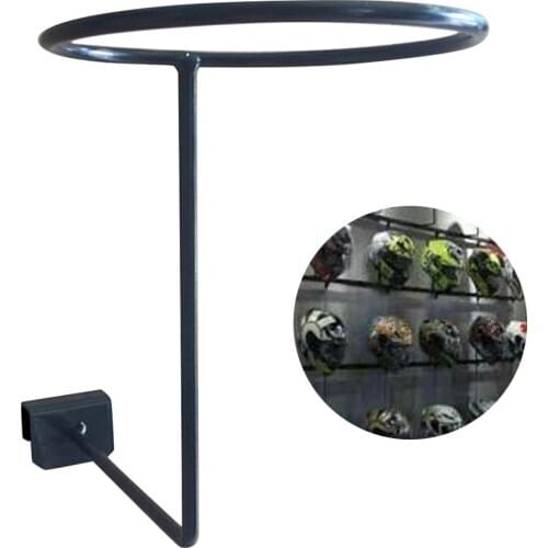 Helmet Holder Jacket Coat Wall Hooks Heavy Duty Motorbike Accessories Black