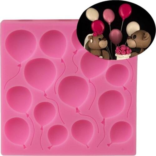 DIY Hot Balloon Silicone Fondant Mold Sugar Craft Cake Decorating Tools Gum Paste Fondant Chocolate Candy Moulds