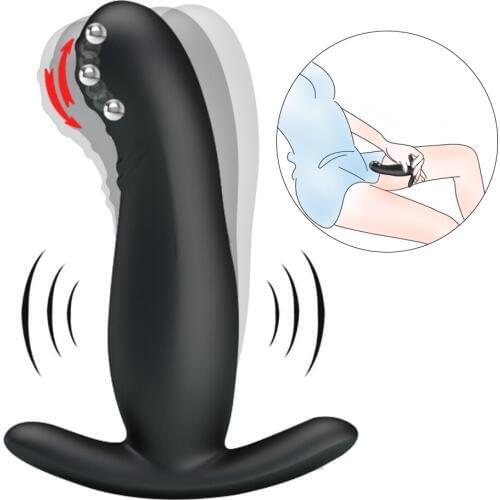 Squirm Anal Vibrator For Male Gay Women Prostate Massager Anus Diator Anal Plug Sex Toy 7Speeds Vibrating Butte Plug Masturbator