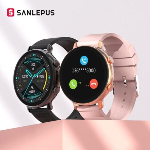 SANLEPUS ECG PPG Smart Watch With Dial Calls 2021 Men Women Smartwatch Blood Pressure Monitor For Android Samsung iPhone