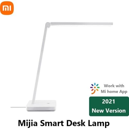 2021 Xiaomi Mijia Smart Desk Lamp Lite Night Light No Screen Flashing Multi-angle Adjustment Student Office Table Lamp