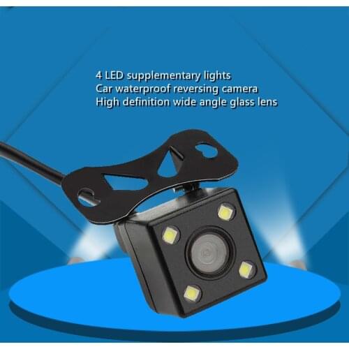 Universal Car Rear View Camera 170° Wide Angle Car rearview camera camera Backup Reverse Camera 4 LED For Car Camera