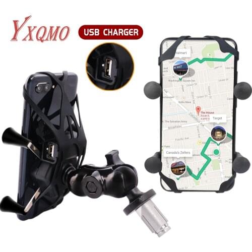 For Honda GSXR 1000 Motorcycle Removable Phone Holder Motorcycle GPS Navigation 360 degree rotating Universal Adjustable Mount