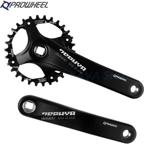 Prowheel Bicycle Crank Sprocket 104BCD MTB Bike Crankset Square Hole 170/175mm 34T/36T/38T/40T/42T SRAM Narrow Wide Sprockets