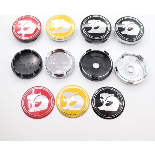 200pcs 56mm 60mm HSV Car Logo Wheel Center Cap Auto Rim Badge Covers Decal Refit Creative Decoration Emblem Sticker Accessories