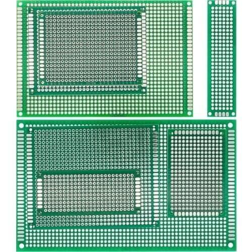 7x9 6x8 5x7 4x6 3x7 2x8cm Double Side Prototype Diy Universal Printed Circuit PCB Board Protoboard For 4*6 6*8 5*7 3*7