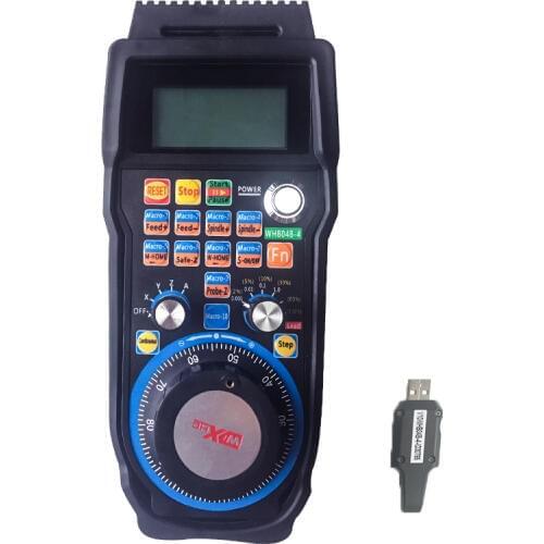 Wireless Mach3 MPG Pendant Handwheel CNC Mac.Mach 3 4 AXIS WHB04B-4
