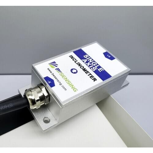 BWK218 Tilt Angle Sensor Single Axis Inclinometer Accuracy 0.2 Degree Resolution 0.02 Degree/ 4-20mA , 0-20mA ,0-24mA (optional)