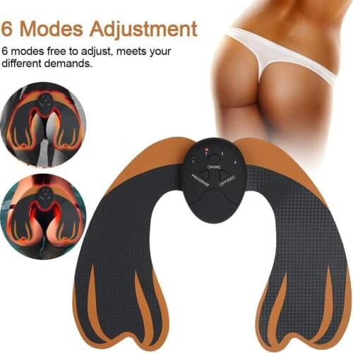 Unisex Electric EMS Hip Trainer Abdominal Muscle Stimulator Fitness Buttock Butt Lifting Toner Trainer Slimming Massager Machine