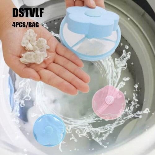 Washer Filter Bag Mesh Filtering Hair Removal Floating Pet Fur Lint Hair Catcher Hair Catcher Remover Laundry Cleaning Mesh Bag