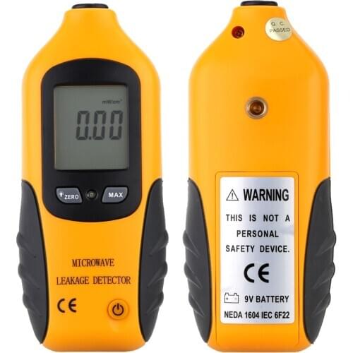 Digital LCD Microwave Leakage Radiation Detector Meter Leaking Tester 0-9.99mW/cm2 Home Digital Meter