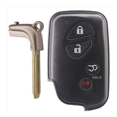 KEYECU for Lexus RX350 RX450 LX570 Remote Key Shell Case With SUV Trunk Button HYQ14AAB