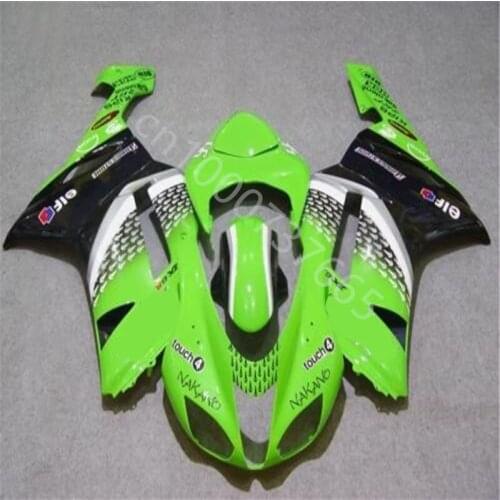 Hot sales Fairing fit for Kawasaki ZX6R 2007 2008 Ninja 636 fairing kits ZX6R 07 08 green black white body Fairing