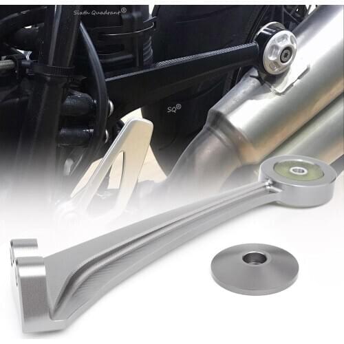Motorcycle Titanium Aluminum Exhaust Hanger Mounting Plate for BMW R nine t R9T R nine T 14-19 Motorbike Muffler Pipe Bracket