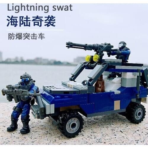 New arrival call of military duty mini SWAT soliders figures Army weapons guns sets model building blocks Model bricks kit 9910