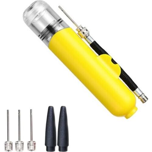 Portable Dual Action Sport Balls Basketball Football Yoga Ball Air Pump Inflator