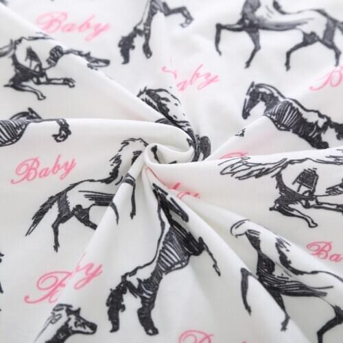 2019 New Newborn Baby Bed Sheet Bedding Set 60x80cm for infant Crib Sheets Cot Linen 100% Cotton deer Printing Babies Blanket