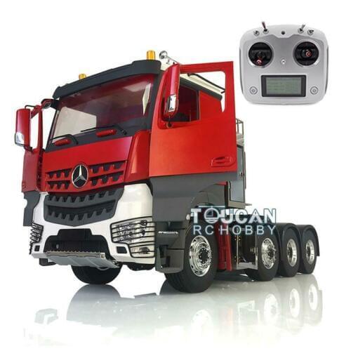 RC LESU 1/14 Tractor Truck Metal Chassis Rack Hercul 3363 Cabin Radio Light THZH0840-SMT5